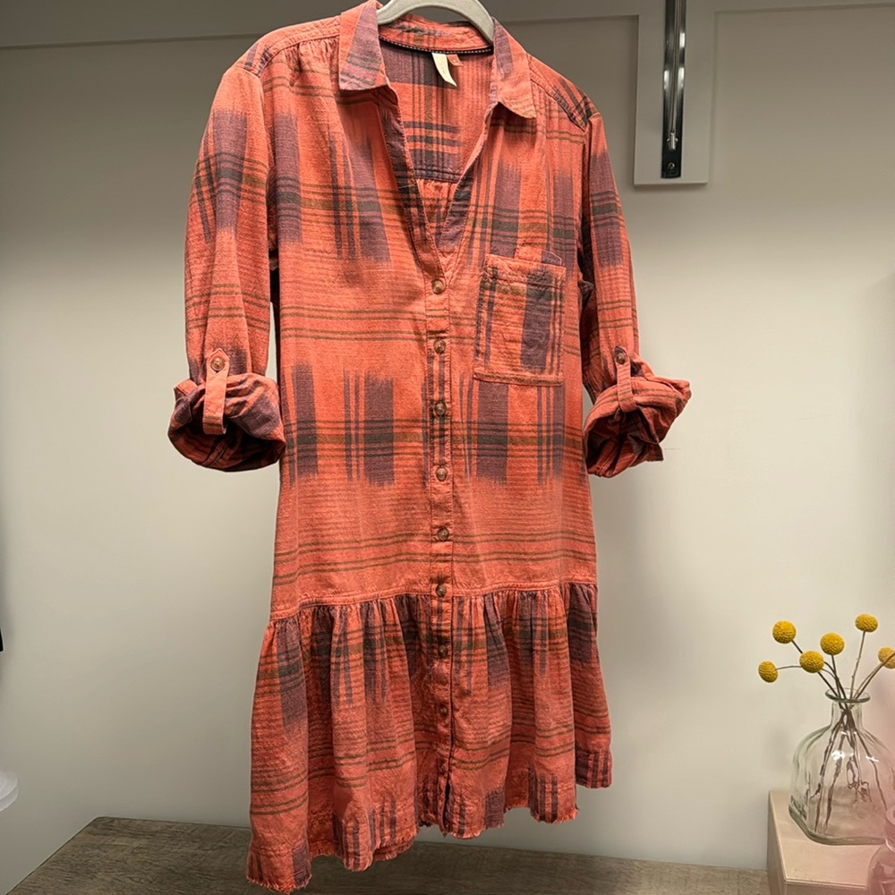 Pilcro Mini Shirt Dress